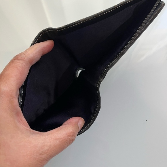 FENDI MEN’S NAVY MICRO ZUCCA BIFOLD WALLET - Picture 14 of 16